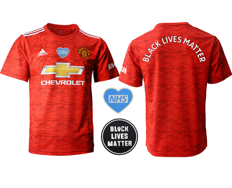 Men 2020-2021 club Manchester United home aaa version blank red Soccer Jerseys1->customized soccer jersey->Custom Jersey